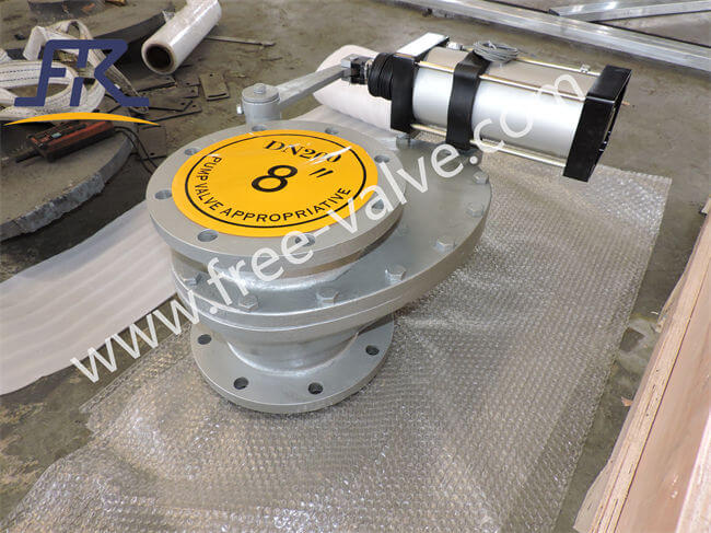 Pneumatic Ceramic Lined Swing Arc Valve