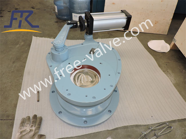 Pneumatic Ceramic Swing Disc Fly Ash Feeding Gate Valve FRZ643TC