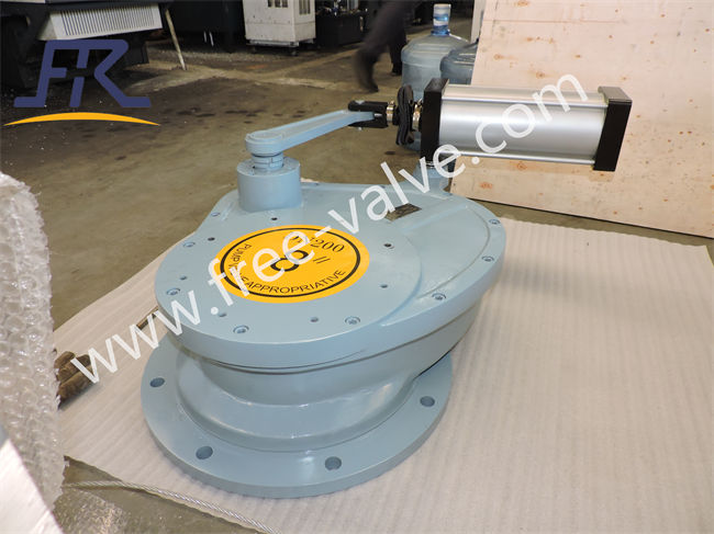 Pneumatic Ceramic Swing Disc Fly Ash Feeding Gate Valve FRZ643TC