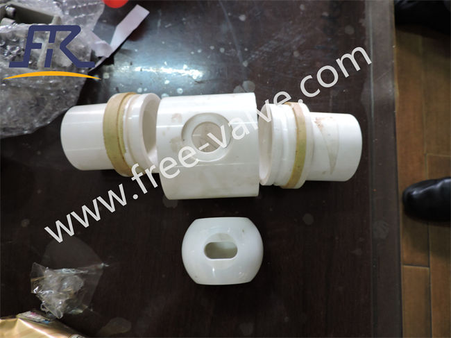 Pneumatic Conveying Lithium Powder Ceramic Ball Valve