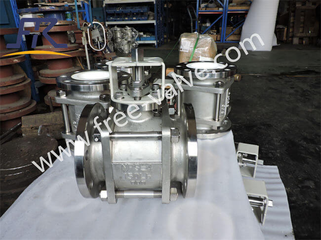 Stainless steel CF8 Zirconium Ceramic Ball Ceramic Lined Composite Ball Valve