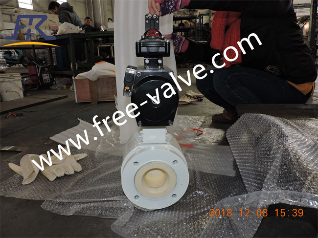 Abrasive and Corrosive Resistant Ceramic Ball Valve FRQ641TC