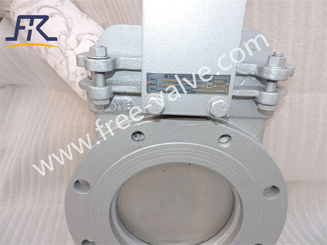 China supplier High quality Flange Type Fly ash Manual operating knife gate valve