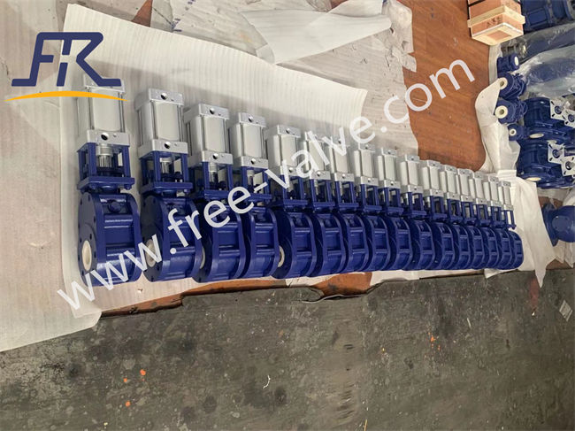 Pneumatic Ceramic Back Forth Sliding Gate Valve