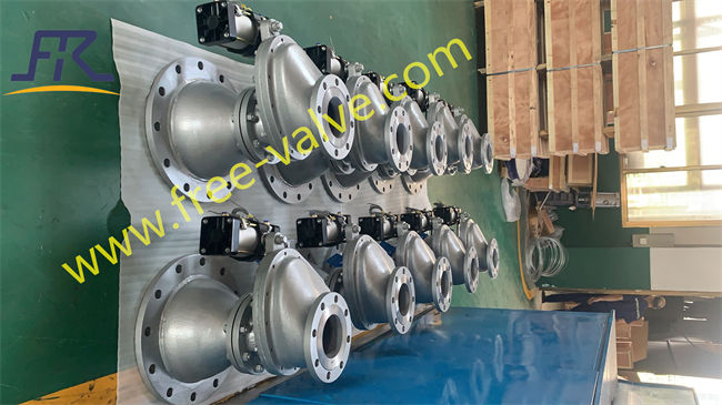 Pneumatic Ceramic Rotary Gate Valve With Spool