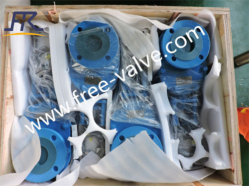 3 Inch Class 150 Type Pneumatic Ceramic Double Disc Gate Valve