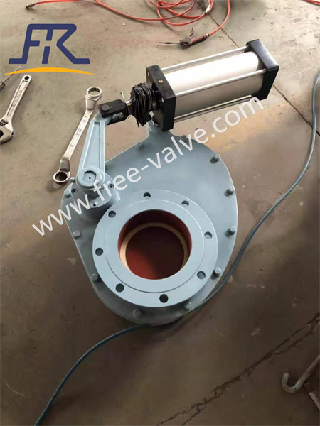 CFB fly ash pump  pneumatic ceramic rotating gate valve