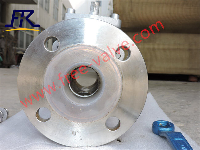 FRQ41F46 Fluorine Lining Ball Valve with manual operation