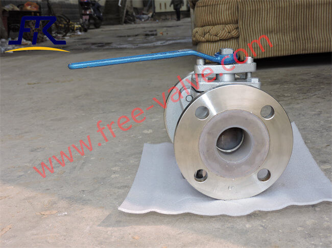 Fluorine PTFE Teflon PFA FEP Lined Ball Valve