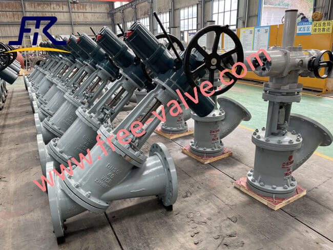 Y Type Slurry Globe Valve