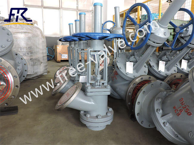 Alumina Industry Y type Pipe connection Bottom slurry globe valve