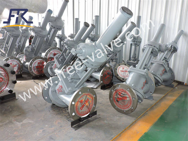 Manual Operation Y Type Slurry Globe Valve for Alumina slurry