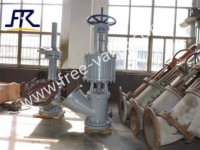 Alumina Industry  WCB Body Pneumatic Flat Tank Bottom Valve