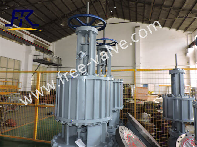 Alumina Industry  WCB Body Pneumatic Flat Tank Bottom Valve