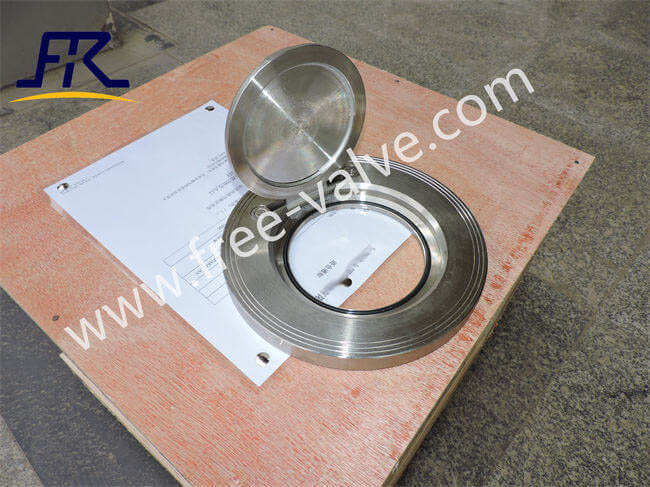 flat type FRH74X Single Plate Wafer Check Valve