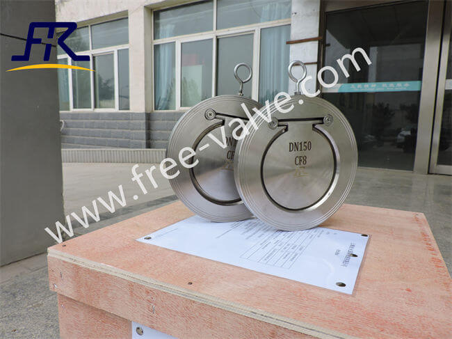 flat type FRH74X Single Plate Wafer Check Valve