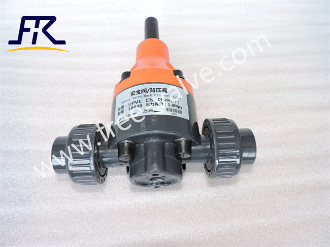 plastic back pressure valve plastic safety valve thread connection