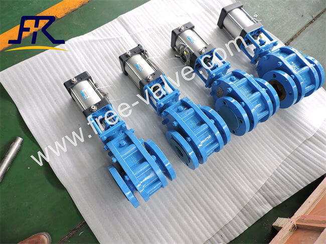 China FRZ644TC DN65 Pneumatic Ceramic lined parallel double disc gate valve supplier manufacturer