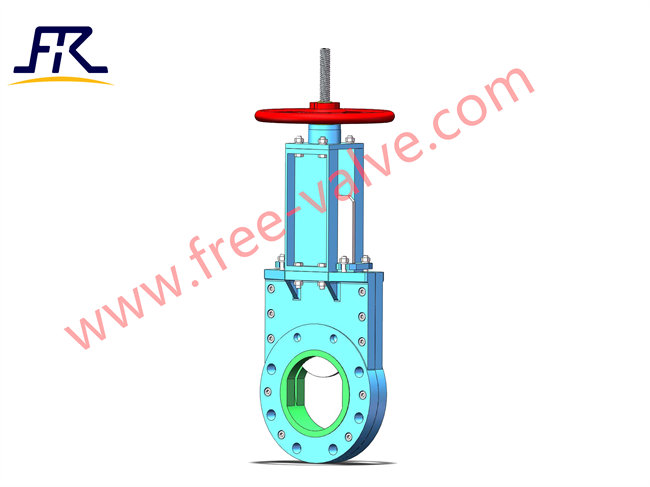 China supplier FRZ73PU Split body PU lined wear resistant knife gate valve for Mining slurry