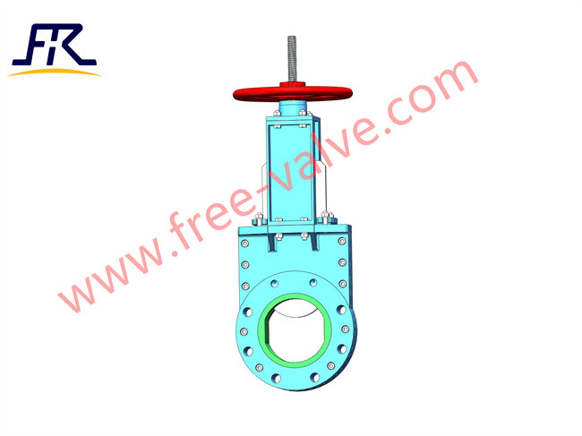 China supplier FRZ73PU Split body PU lined wear resistant knife gate valve for Mining slurry