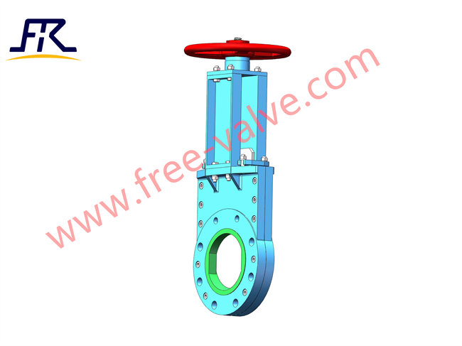 FRZ73PU  Abrasion Resistant Slurry Polyurethane PU seat knife gate valve