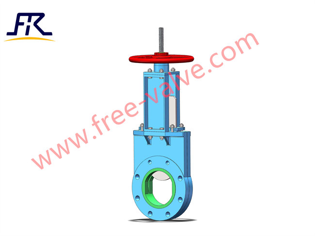 FRZ73PU  Abrasion Resistant Slurry Polyurethane PU seat knife gate valve