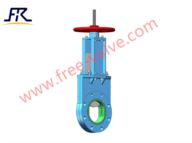 FRZ73PU  Abrasion Resistant Slurry Polyurethane PU seat knife gate valve