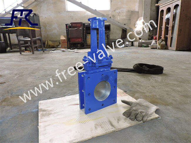 Manual Operation Pneumatic Operation Rectangular Flange Slide Knife Gate Valves