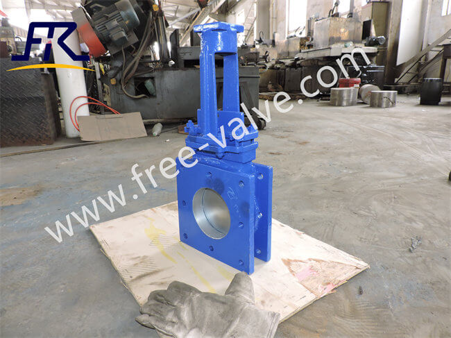 Manual Operation Pneumatic Operation Rectangular Flange Slide Knife Gate Valves