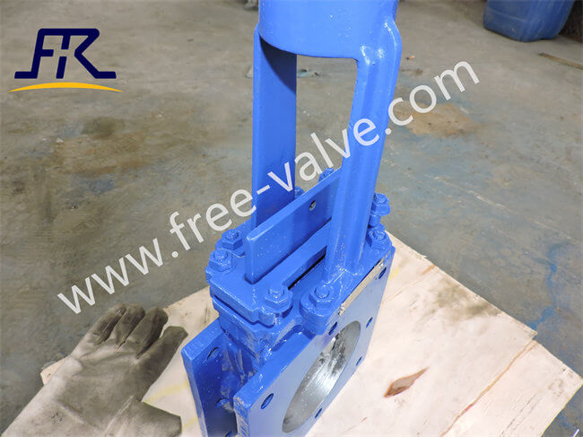 Manual Operation Pneumatic Operation Rectangular Flange Slide Knife Gate Valves