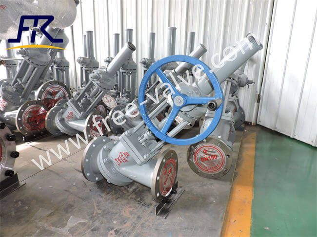 Manual operation Split body Y Type Slurry Valve for Alumina slurry