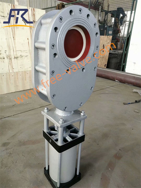 Pneumatic Ceramic Double Gate Valve