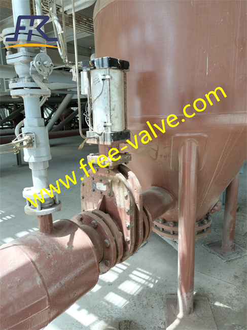 Pneumatic ceramic lined double disc gate valves are welcomed by coal power plant end user