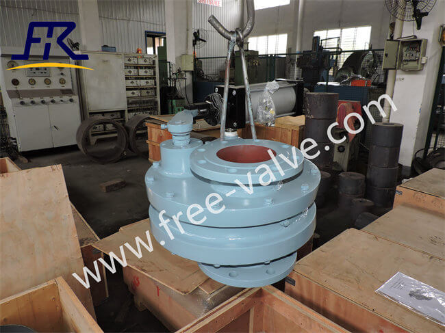 FRXZ644TC Pneumatic Anti wear Ceramic Lined Rotary Double Disc Discharge Ash Gate Valve