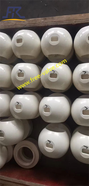 Thread end stainless steel ceramic lined ball valve