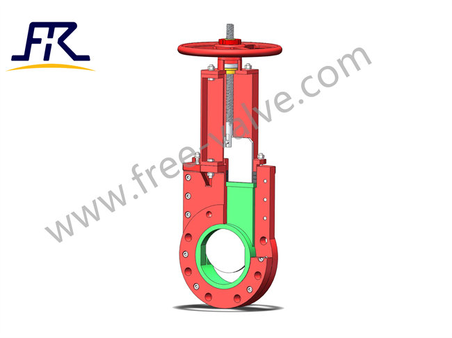 Urethane Liner Bi-directional seal  Wafer type Slurry Knife Gate Valve