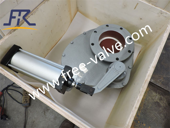 Packing process of pneumatic ceramic lined rotary gate valve