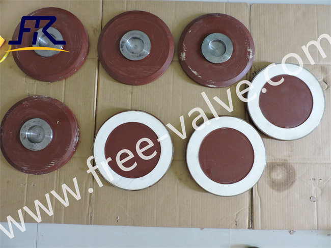 ceramic gate valve component ceramic lined gate valve disc