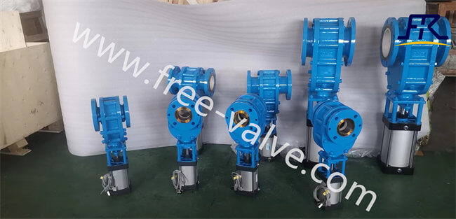 FRZ644TC Pneumatic Parallel Sliding Wear Resistance Ceramic Double Discs Gate Valve