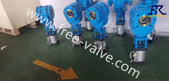 FRZ644TC Pneumatic Parallel Sliding Wear Resistance Ceramic Double Discs Gate Valve