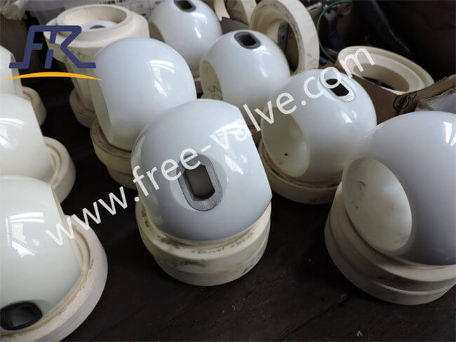 Zirconia ceramic ball valve with ceramic seat