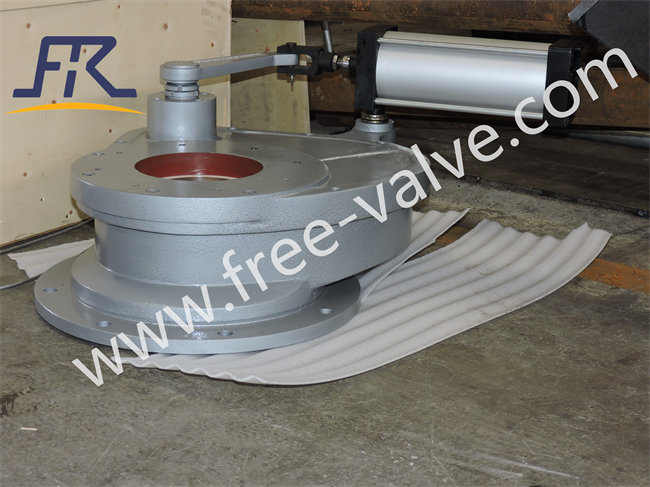 FRZ643TC Flanged End Pneumatic Ceramic Rotary Feeding Valve