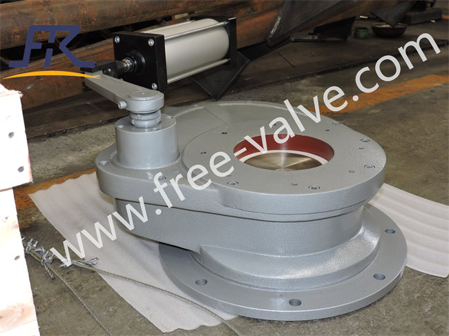 FRZ643TC Flanged End Pneumatic Ceramic Rotary Feeding Valve