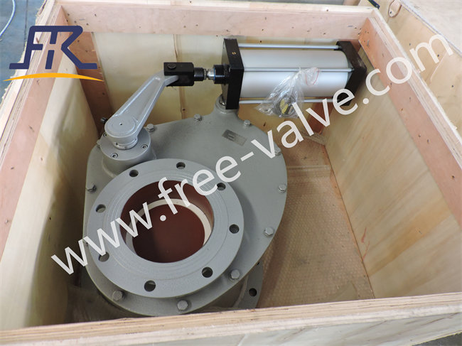 FRZ643TC Flanged End Pneumatic Ceramic Rotary Feeding Valve