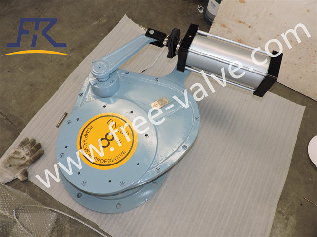 FRZ643TC Pneumatic operating Ceramic lined Rotating One or Two Disc gate Valve