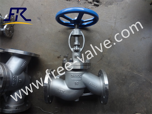 NKJ41H Power Plant Steam Turbine Flange Vacuum isolation Globe Valve