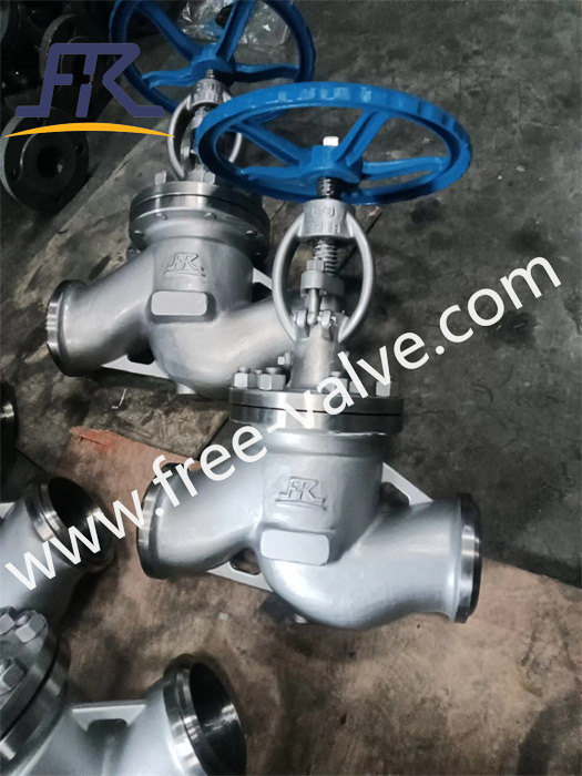 NKJ61H Power Plant Steam Turbine Butt Welded Vacuum isolation Globe Valve