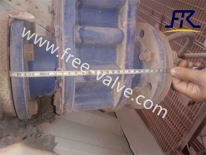 pneumatic ceramic balance double disc gate valve appication