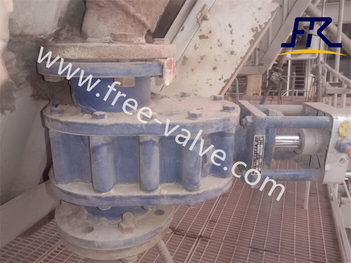 pneumatic ceramic balance double disc gate valve appication