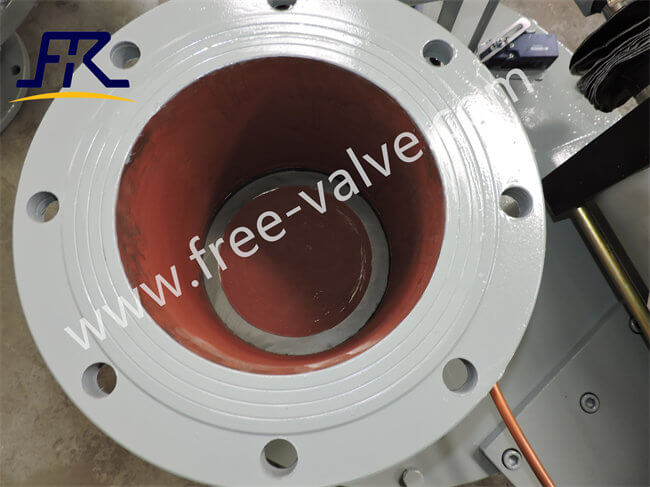 FRZ644Y Explosion-proof tungsten carbide pneumatic double gate valve